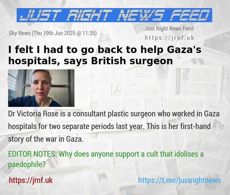 I felt I had to go back to help Gaza’s hospitals, says British surgeon
