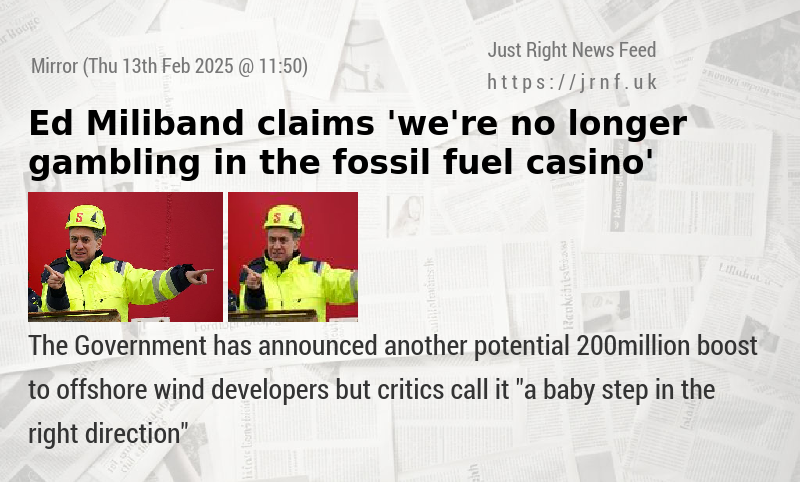 Ed Miliband claims ’we’re no longer gambling in the fossil fuel casino’