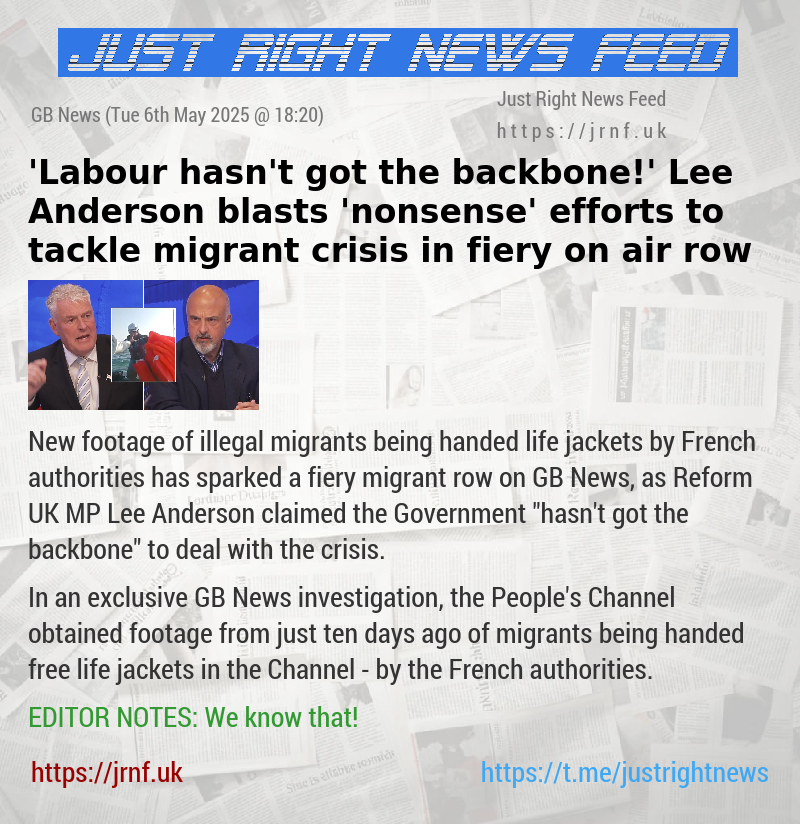 ’Labour hasn’t got the backbone!’ Lee Anderson blasts ’nonsense’ efforts to tackle migrant crisis in fiery on—air row