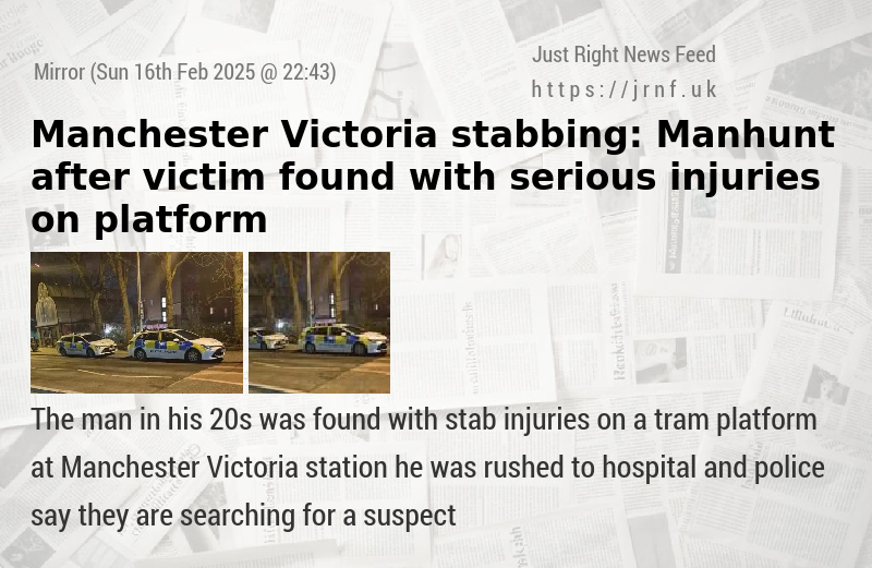 Manchester Victoria stabbing: Manhunt after victim found with serious injuries on platform