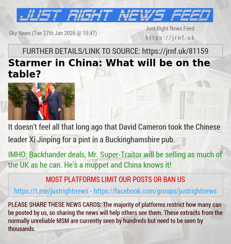 Starmer in China: What will be on the table?