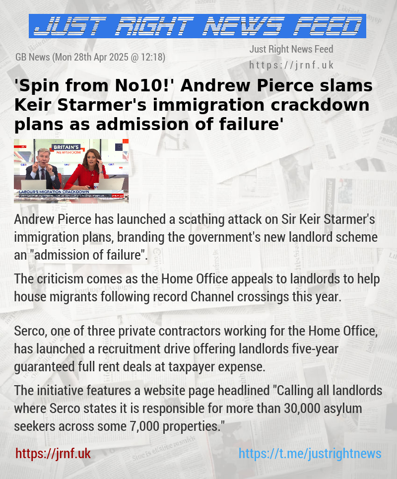 ’Spin from No10!’ Andrew Pierce slams Keir Starmer’s immigration crackdown plans as ‘admission of failure’