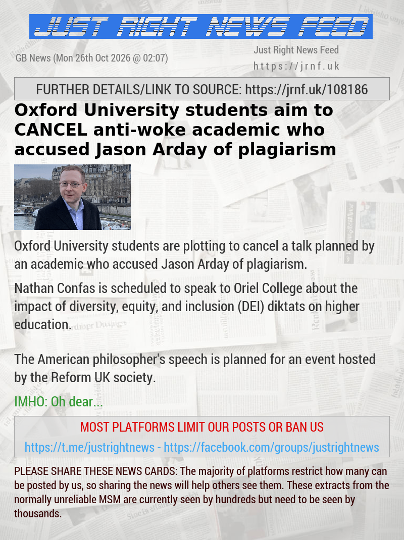 Oxford University students aim to CANCEL anti—woke academic who accused Jason Arday of plagiarism