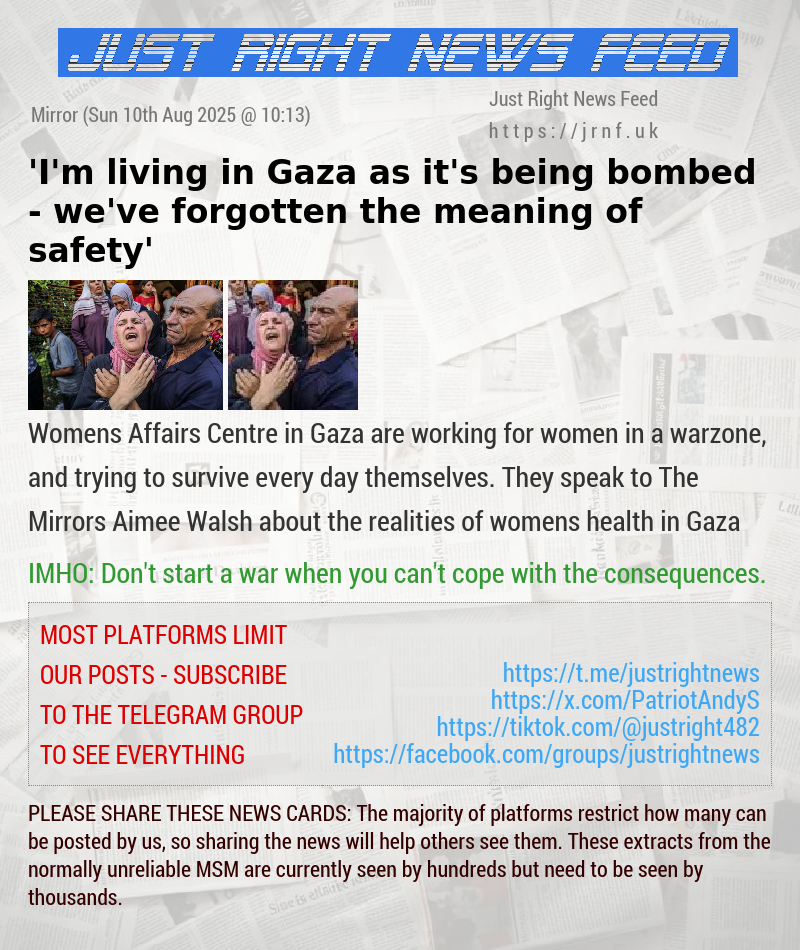 ’I’m living in Gaza as it’s being bombed — we’ve forgotten the meaning of safety’