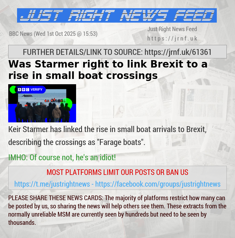Was Starmer right to link Brexit to a rise in small boat crossings 