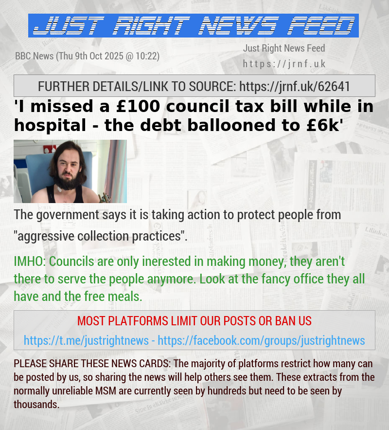 ’I missed a £100 council tax bill while in hospital — the debt ballooned to £6k’