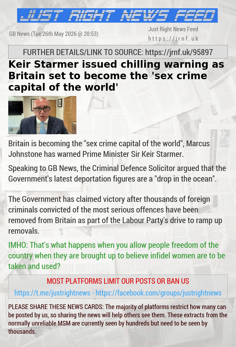 Keir Starmer issued chilling warning as Britain set to become the ’sex crime capital of the world’