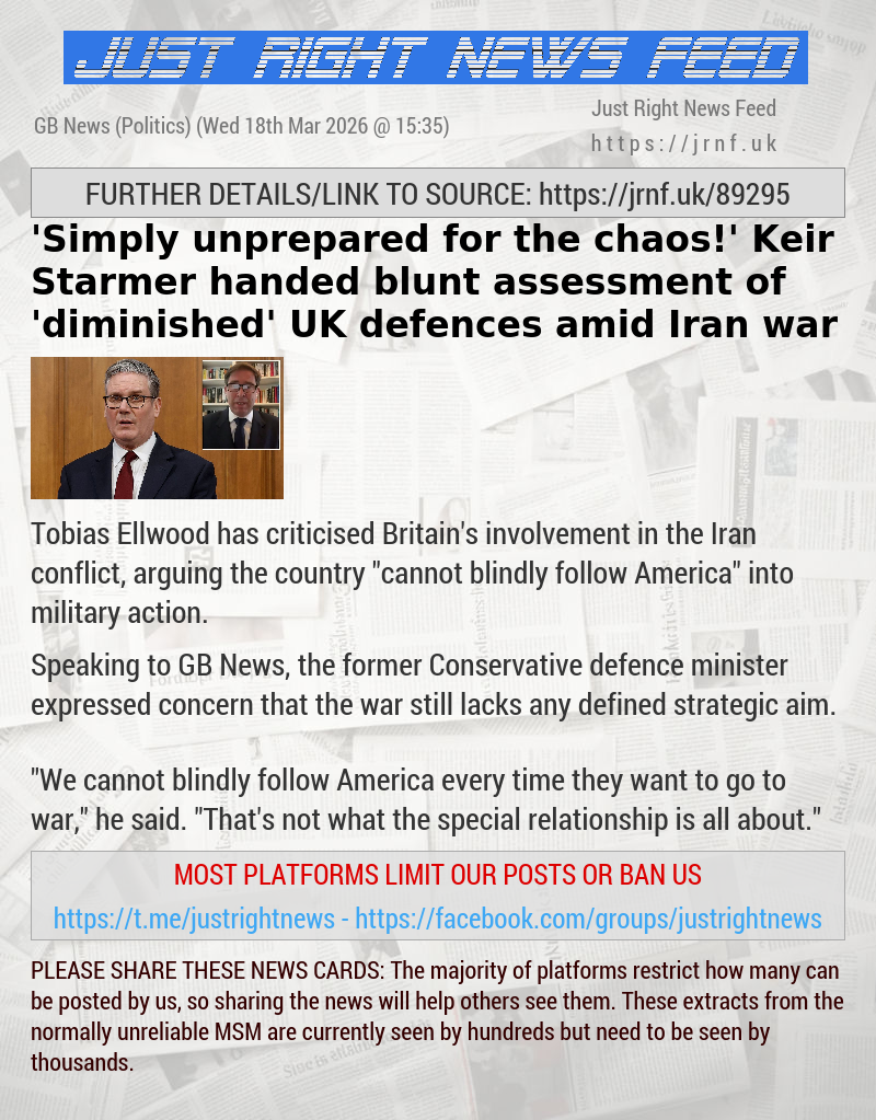 ’Simply unprepared for the chaos!’ Keir Starmer handed blunt assessment of ’diminished’ UK defences amid Iran war