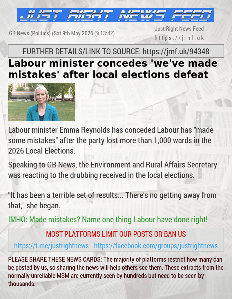 Labour minister concedes ‘we’ve made mistakes’ after local elections defeat