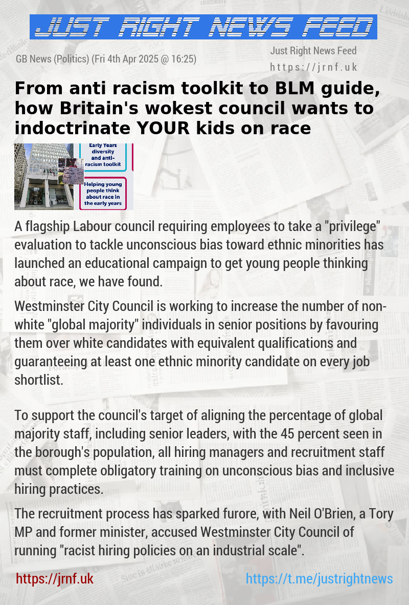 From anti—racism toolkit to BLM guide, how Britain’s wokest council wants to indoctrinate YOUR kids on race