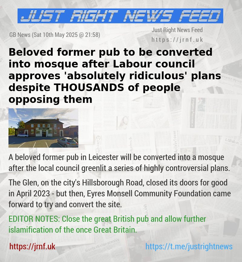 Beloved former pub to be converted into mosque after Labour council approves ’absolutely ridiculous’ plans — despite THOUSANDS of people opposing them
