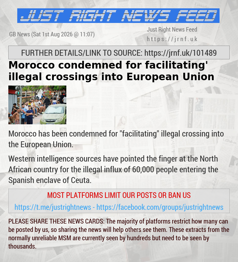 Morocco condemned for ‘facilitating’ illegal crossings into European Union