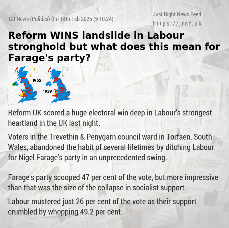 Reform WINS landslide in Labour stronghold — but what does this mean for Farage’s party?