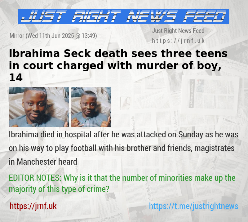 Ibrahima Seck death sees three teens in court charged with murder of boy, 14