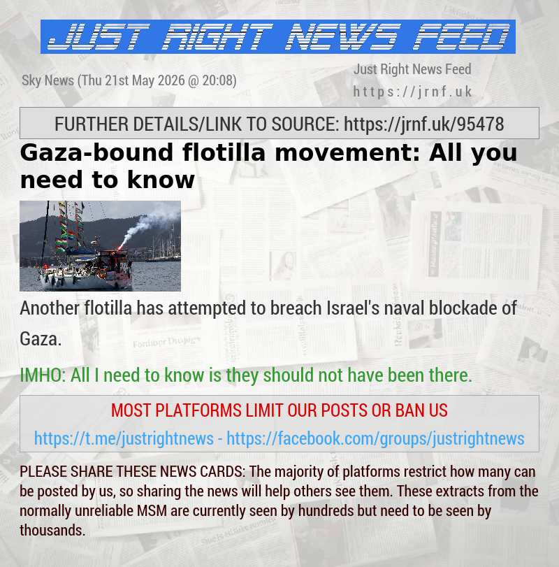 Gaza—bound flotilla movement: All you need to know