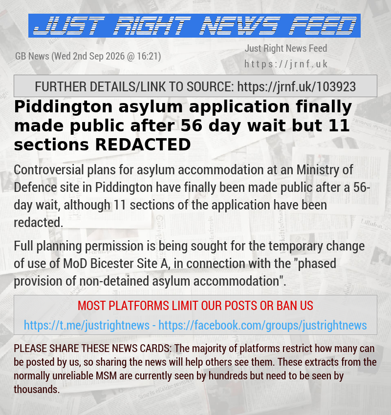 Piddington asylum application finally made public after 56—day wait — but 11 sections REDACTED