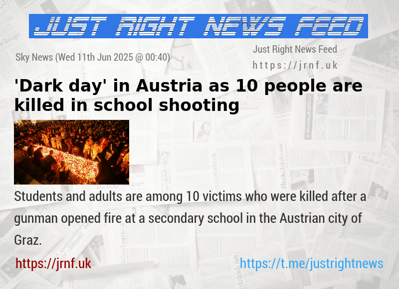 ’Dark day’ in Austria as 10 people are killed in school shooting 
