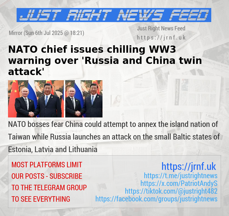 NATO chief issues chilling WW3 warning over ’Russia and China twin attack’