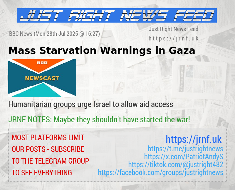 Mass Starvation Warnings in Gaza