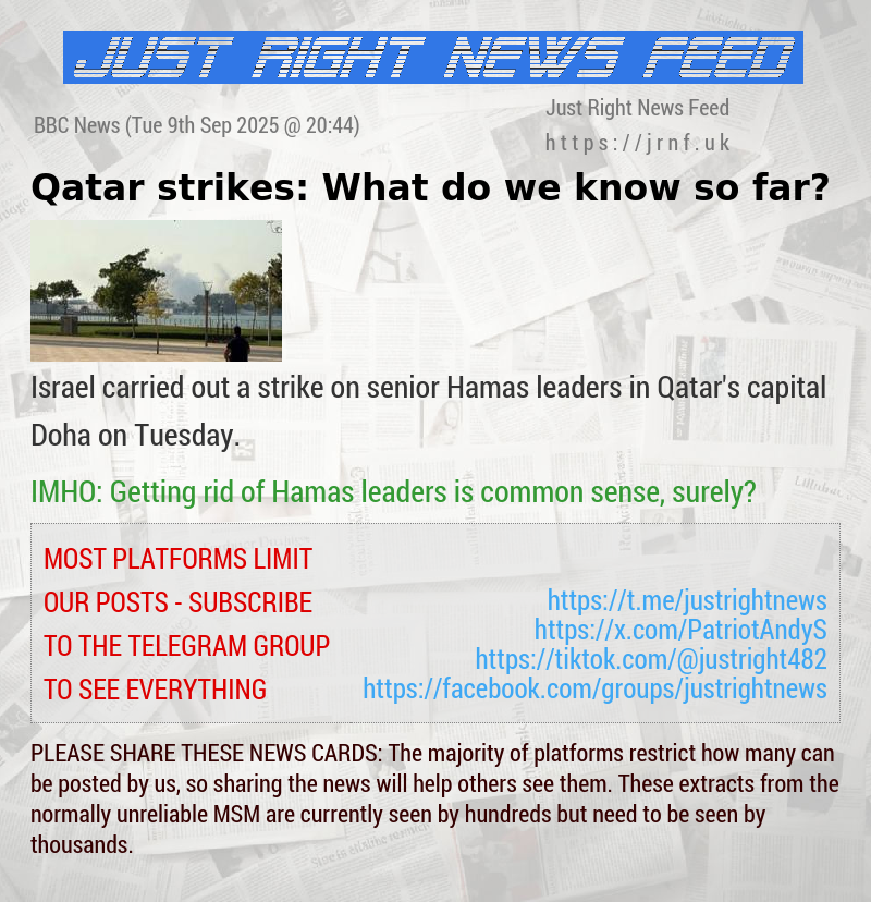 Qatar strikes: What do we know so far? 