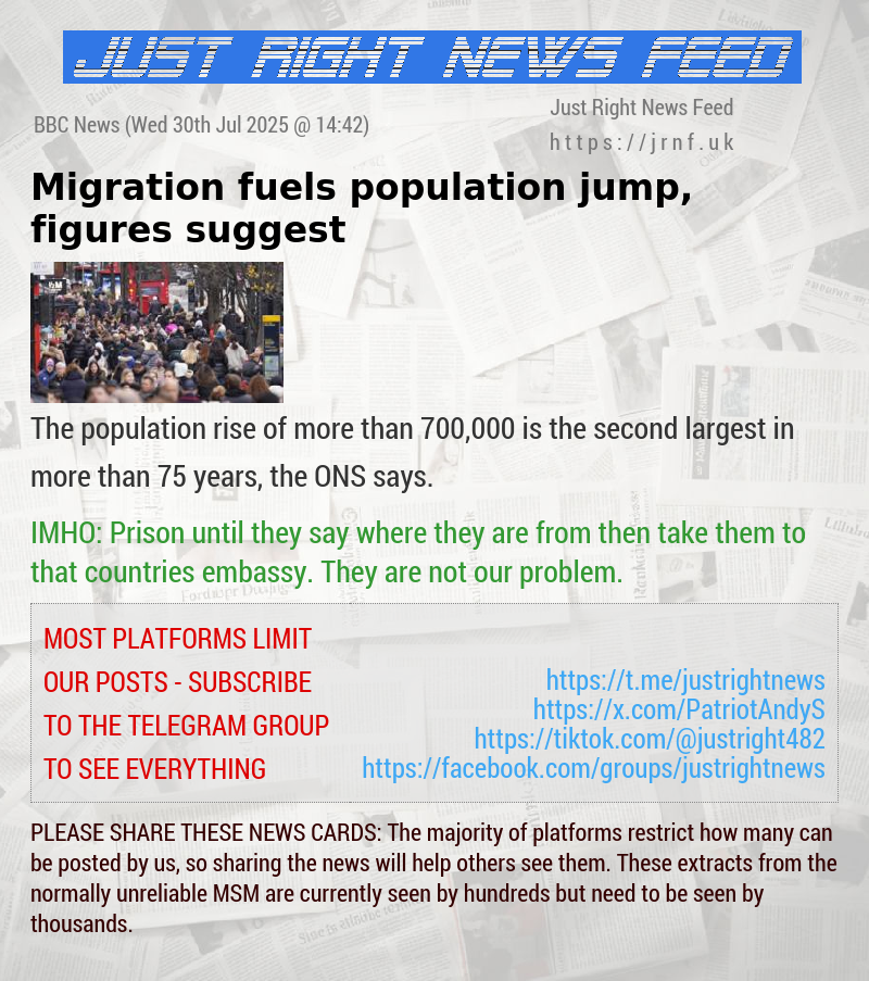 Migration fuels population jump, figures suggest