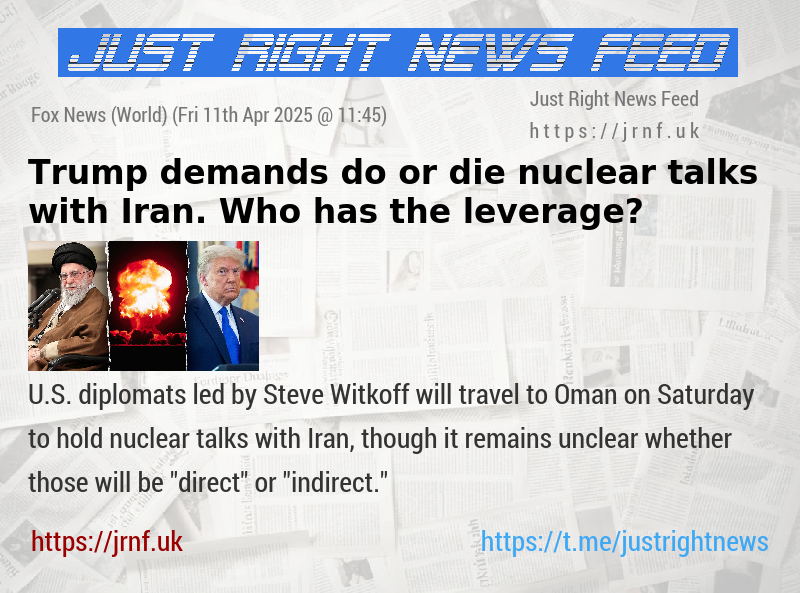Trump demands do—or—die nuclear talks with Iran. Who has the leverage?