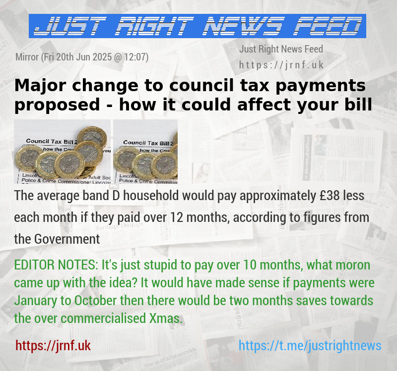 Major change to council tax payments proposed — how it could affect your bill
