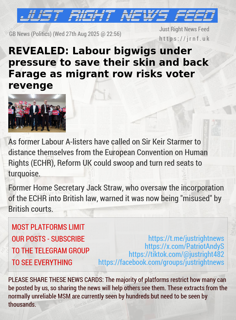 REVEALED: Labour bigwigs under pressure to save their skin and back Farage as migrant row risks voter revenge