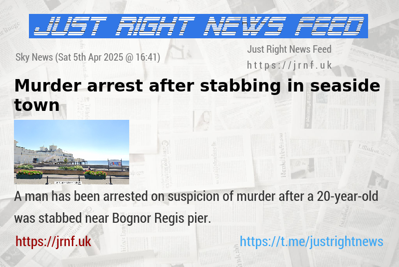 Murder arrest after stabbing in seaside town