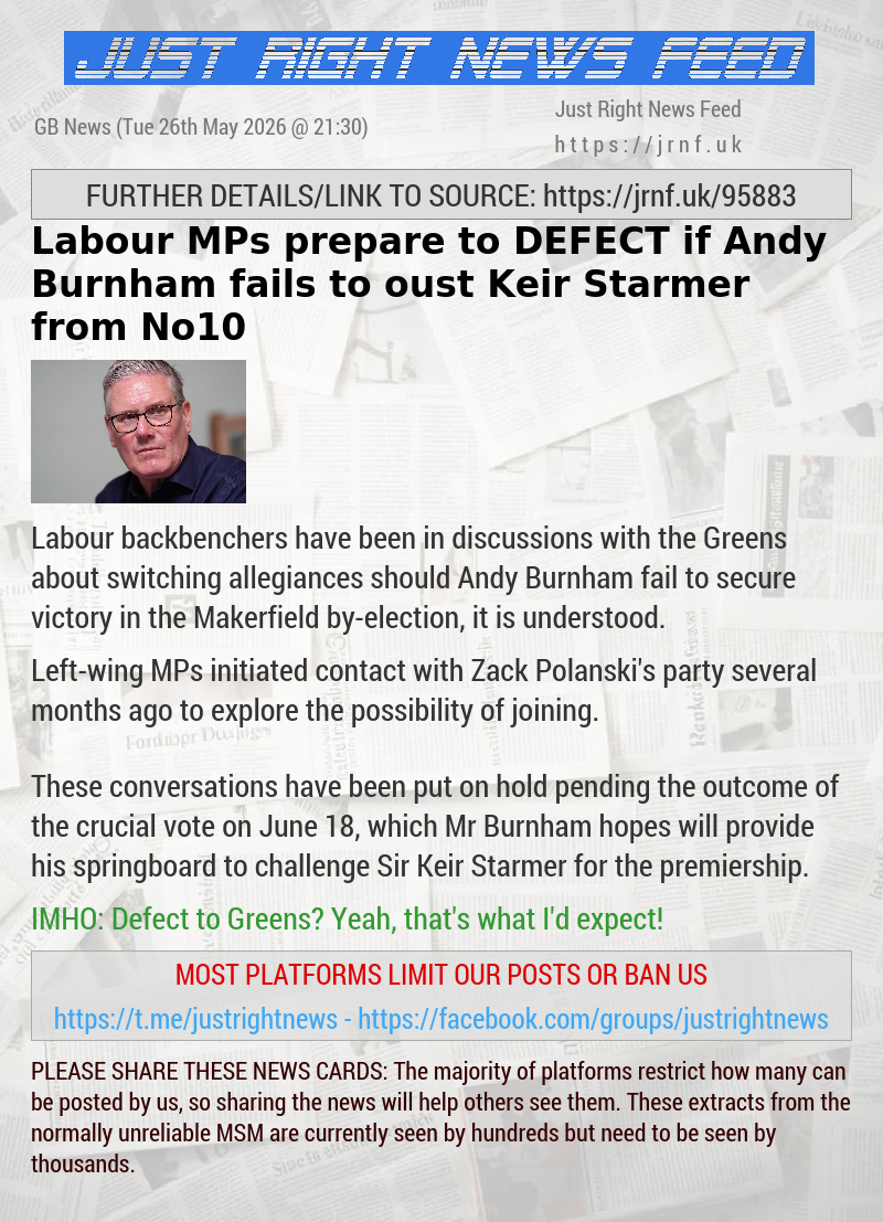 Labour MPs prepare to DEFECT if Andy Burnham fails to oust Keir Starmer from No10