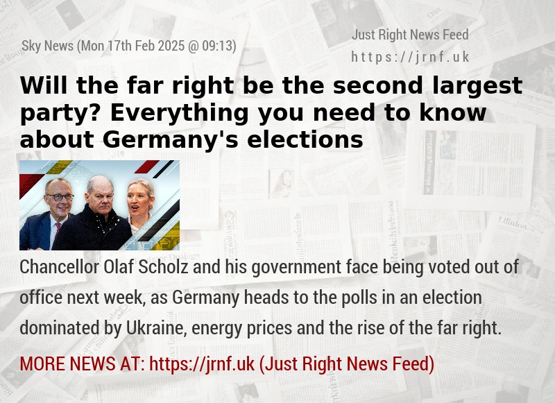 Will the far right be the second largest party? Everything you need to know about Germany’s elections