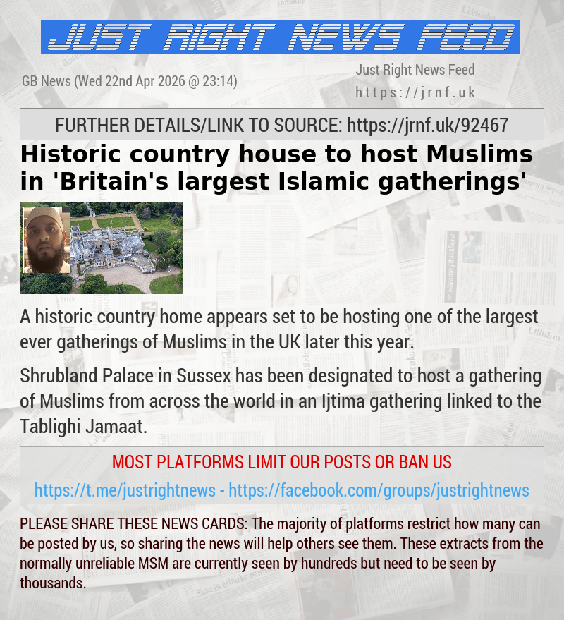 Historic country house to host Muslims in ’Britain’s largest Islamic gatherings’
