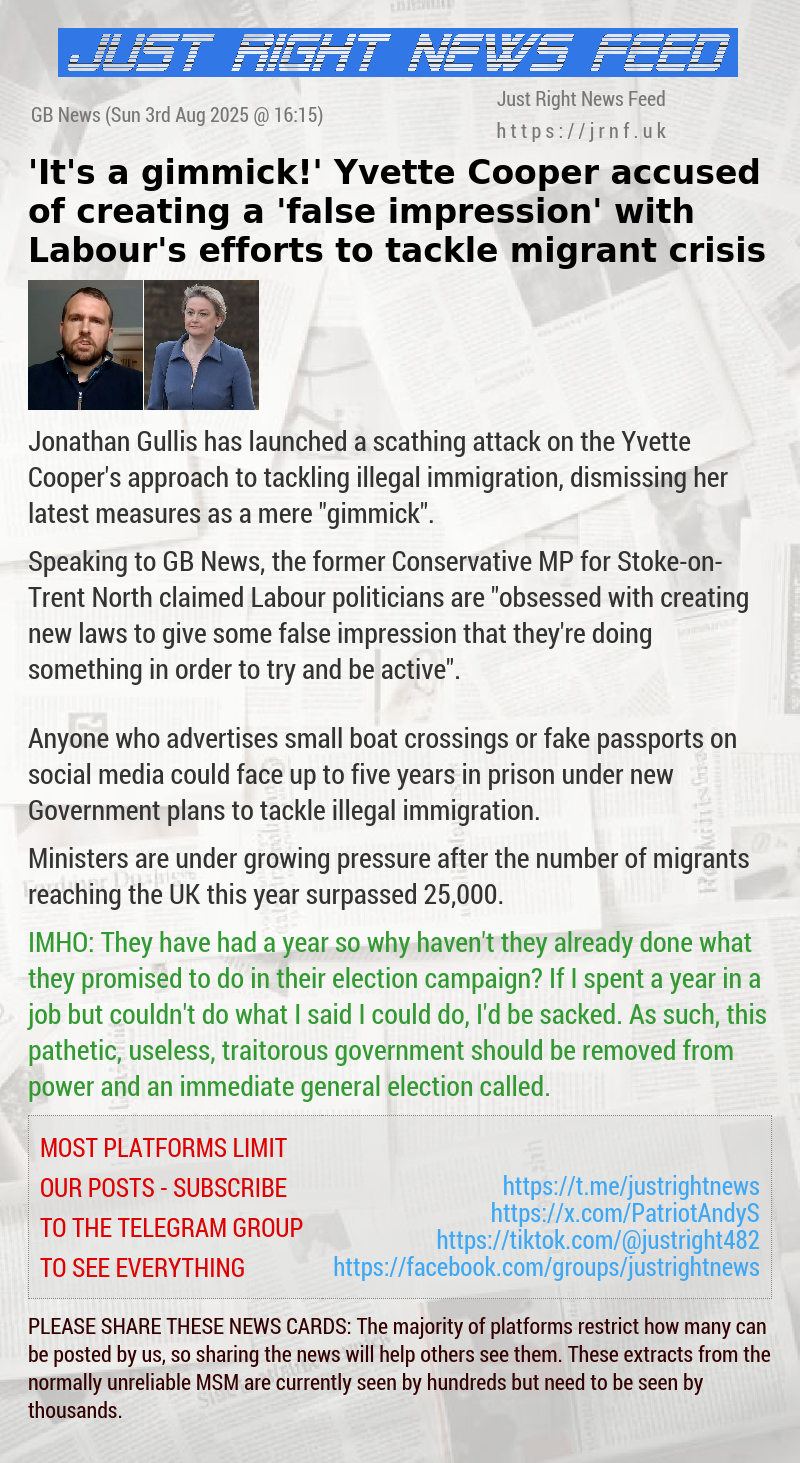 ’It’s a gimmick!’ Yvette Cooper accused of creating a ’false impression’ with Labour’s efforts to tackle migrant crisis