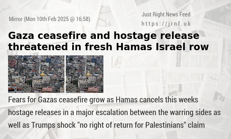 Gaza ceasefire and hostage release threatened in fresh Hamas—Israel row