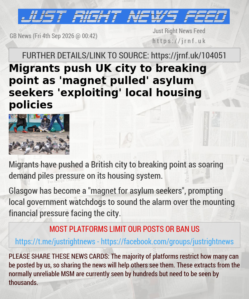 Migrants push UK city to breaking point as ’magnet—pulled’ asylum seekers ’exploiting’ local housing policies