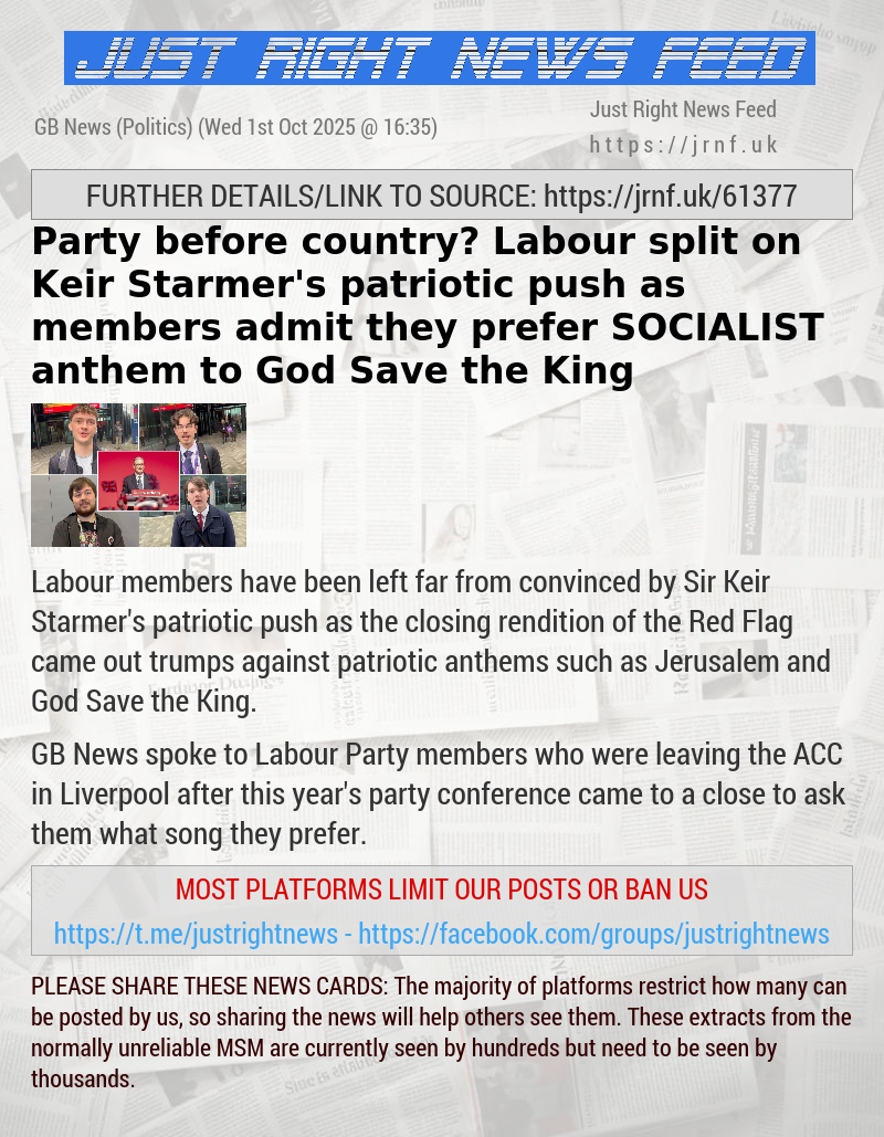 Party before country? Labour split on Keir Starmer’s patriotic push as members admit they prefer SOCIALIST anthem to God Save the King