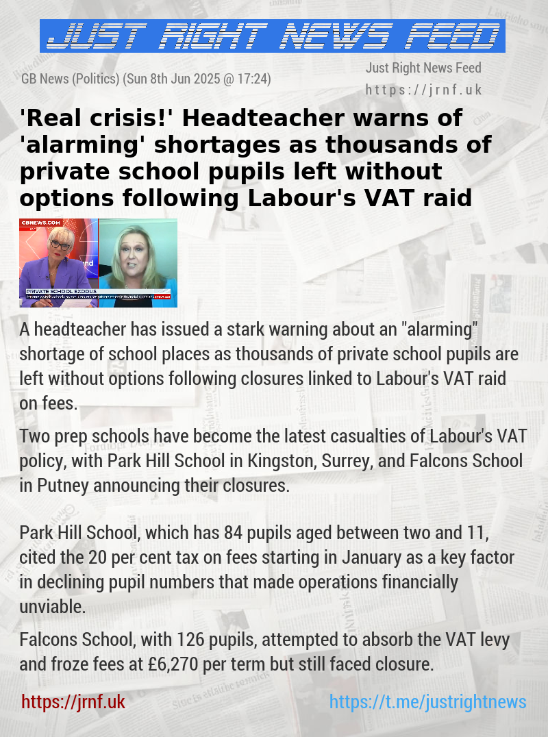 ’Real crisis!’ Headteacher warns of ’alarming’ shortages as thousands of private school pupils left without options following Labour’s VAT raid