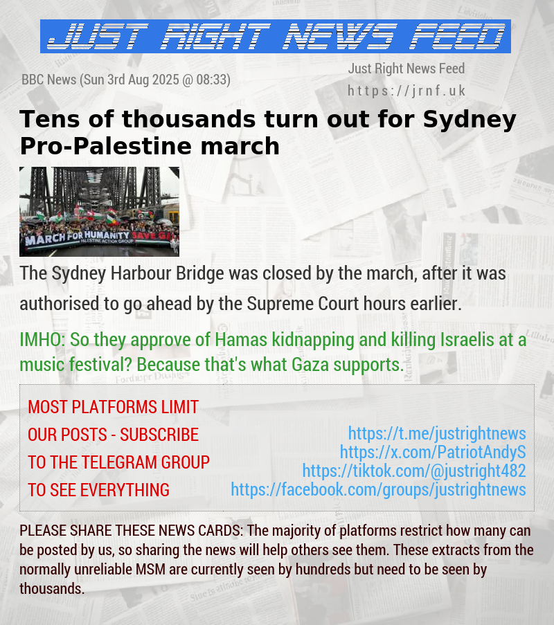 Tens of thousands turn out for Sydney Pro—Palestine march 