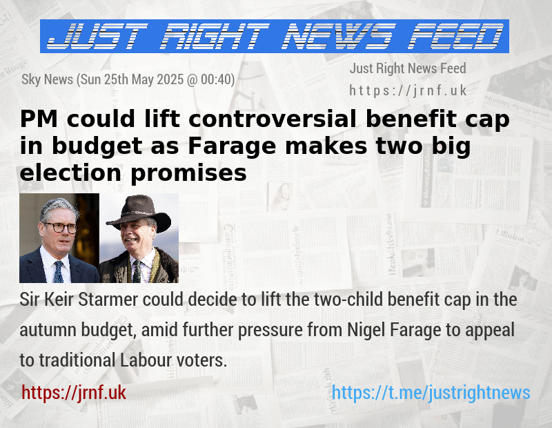 PM could lift controversial benefit cap in budget — as Farage makes two big election promises