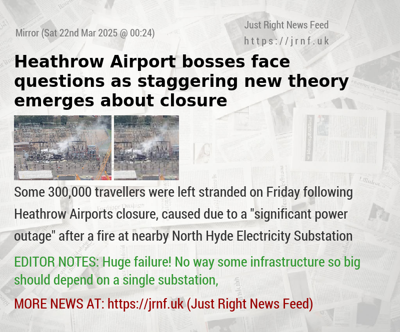 Heathrow Airport bosses face questions as staggering new theory emerges about closure