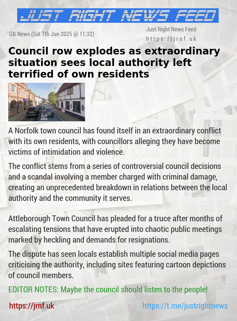 Council row explodes as extraordinary situation sees local authority left terrified of own residents