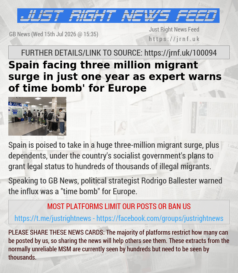 Spain facing three million migrant surge in just one year as expert warns of ‘time bomb’ for Europe