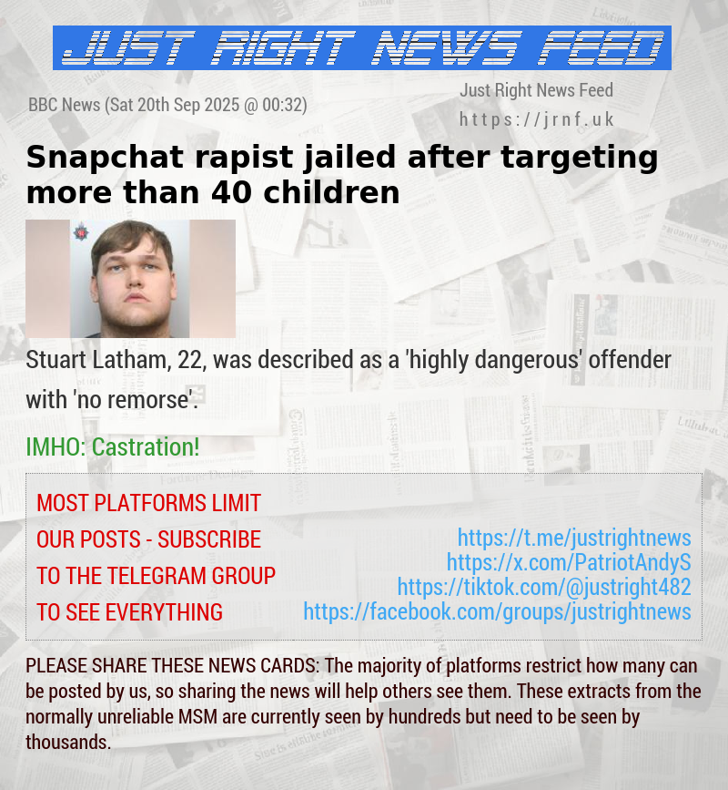Snapchat rapist jailed after targeting more than 40 children