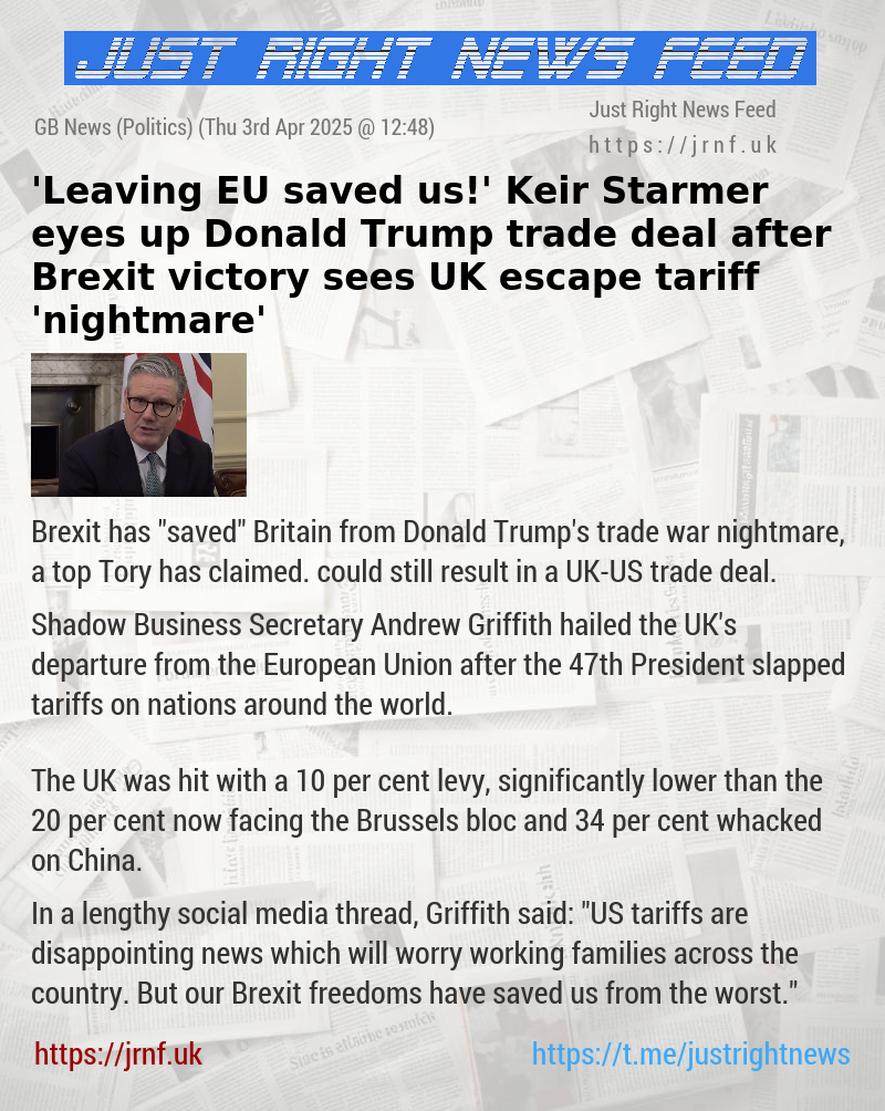 ’Leaving EU saved us!’ Keir Starmer eyes up Donald Trump trade deal after Brexit victory sees UK escape tariff ’nightmare’