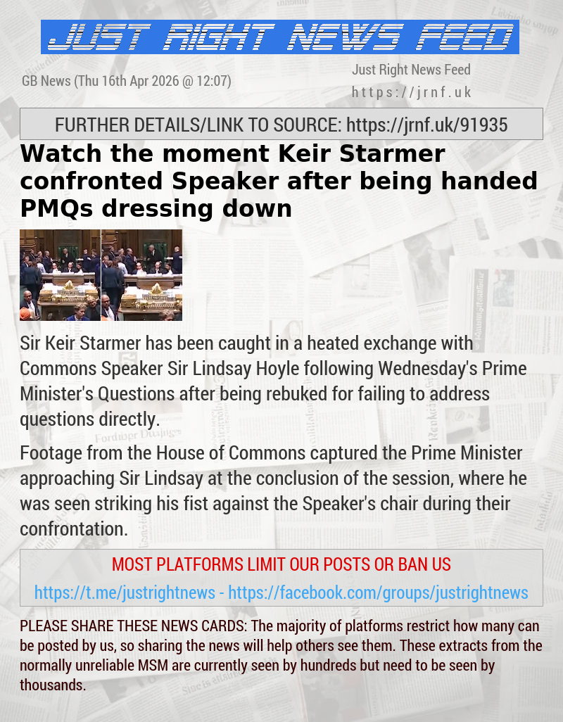 Watch the moment Keir Starmer confronted Speaker after being handed PMQs dressing down