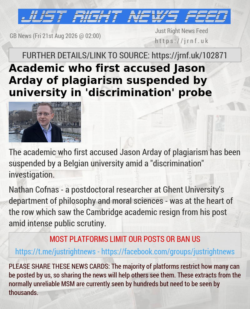 Academic who first accused Jason Arday of plagiarism suspended by university in ’discrimination’ probe