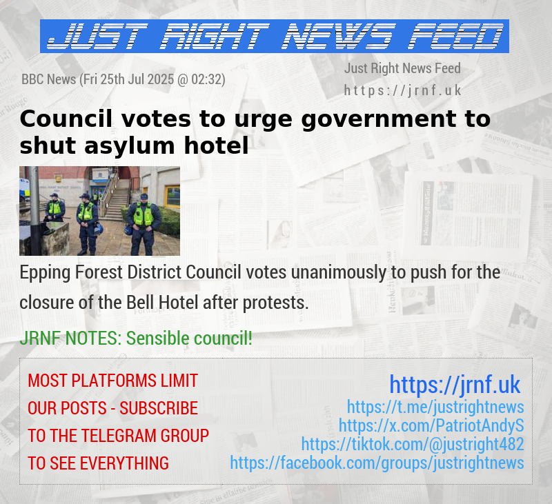 Council votes to urge government to shut asylum hotel