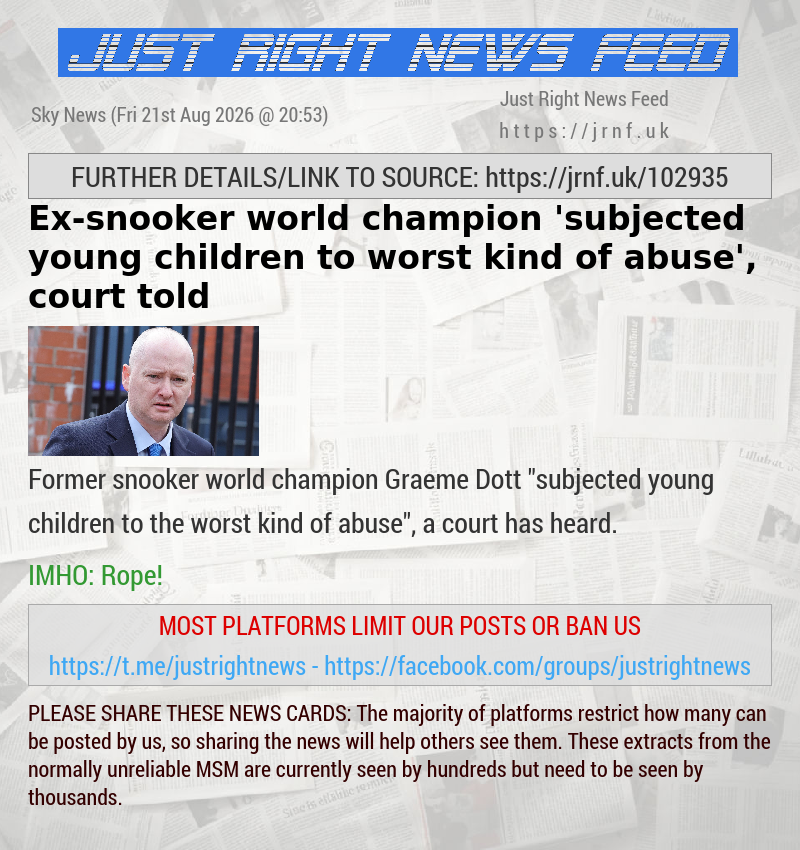 Ex—snooker world champion ’subjected young children to worst kind of abuse’, court told