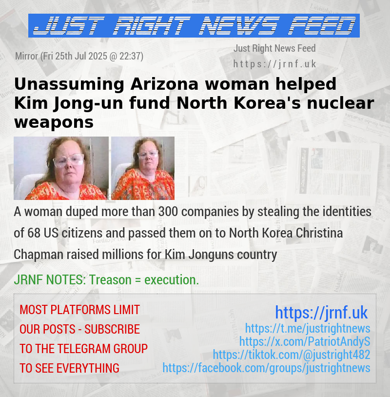 Unassuming Arizona woman helped Kim Jong—un fund North Korea’s nuclear weapons