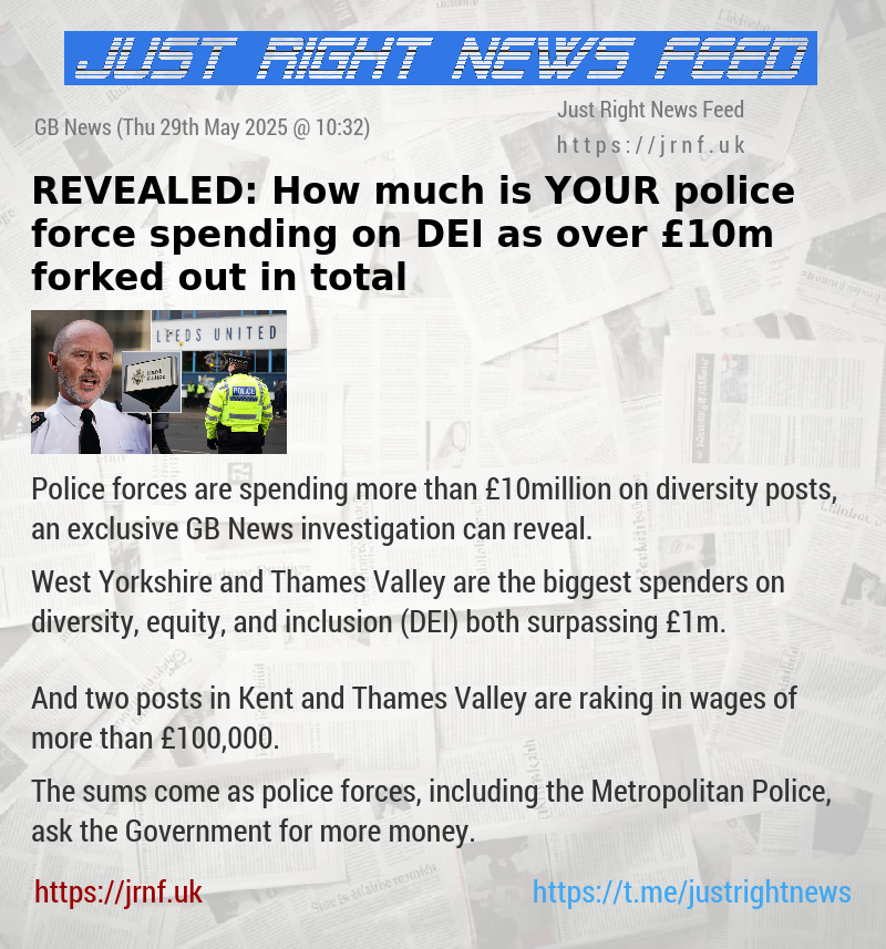 REVEALED: How much is YOUR police force spending on DEI as over £10m forked out in total